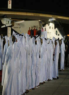 Solar Impulse 2 lands in UAE