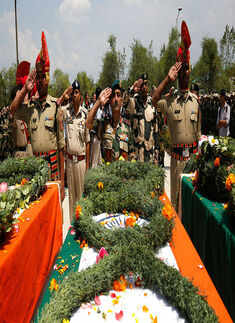 BSF soldiers' funeral