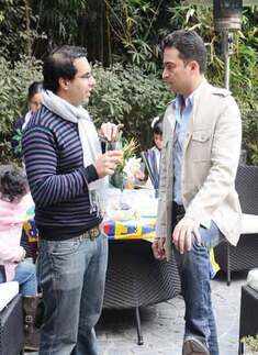 Shantanu Mehra with Sanjay Sharma
