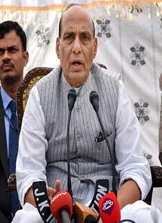 'Not humanity': Rajnath hits out at separatists