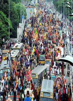 Ganesh Visarjan across India