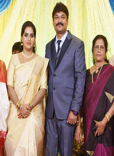 Revathy Suresh's wedding reception