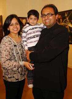 Shweta's art exhibition