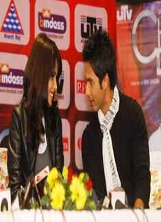 Shahid at restaurant launch