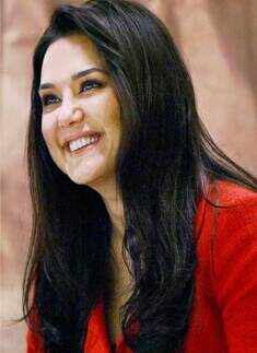 Preity at a press meet