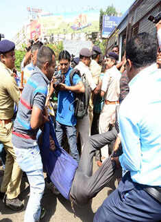 Rasta Roko Andolan in Ahmedabad