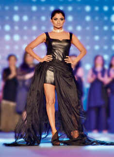 Fashion show in the city