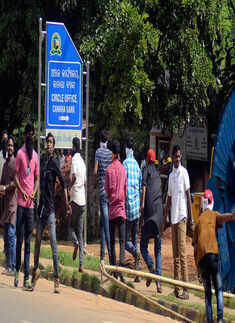 ABVP protest against Kanhaiya Kumar