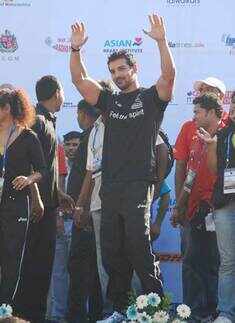 John at Mumbai Marathon '10