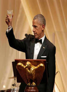 The Obamas' last state dinner