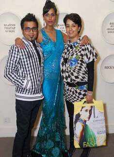 Hemant and Nandita with Ritu Singh