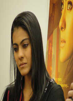 Kajol during the press conference in New York
