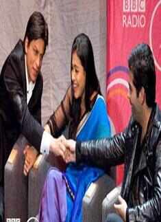 SRK, Kajol on radio in London
