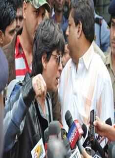 SRK back from London