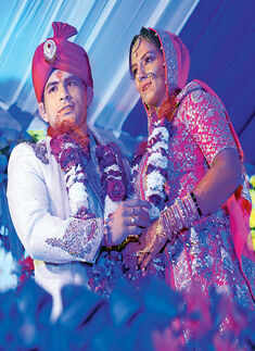 Geeta and Pawan&rsquo;s wedding ceremony