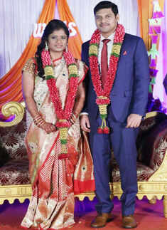 Celebs @ Anitha & Balaji's wedding