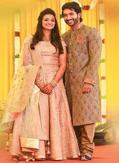 Spathika and Pintu&rsquo;s wedding reception