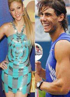 Shakira and Rafael Nadal