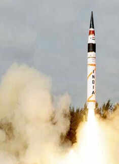 India test fires Agni-V missile off Odisha coast