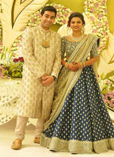 Adarsh & Harsha's wedding reception