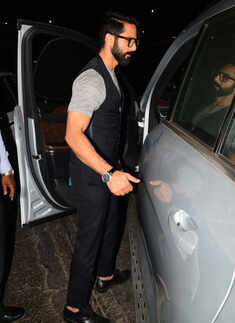 Shahid Kapoor snapped with Bosco