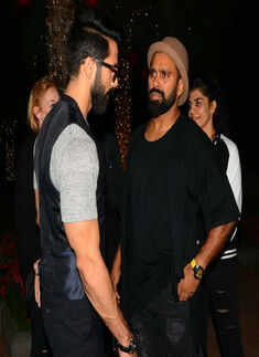 Shahid Kapoor snapped with Bosco
