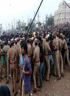 In Pics: Jallikattu protest turns violent