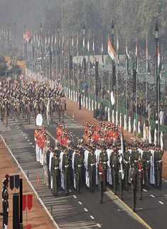 Full dress rehearsal of Republic Day parade