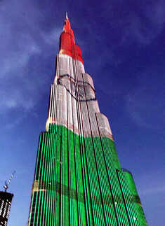 Burj Khalifa glows with Tricolour to mark India's Republic Day
