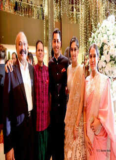 The celebs dazzle at Keshav and Veena's wedding