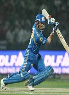 Sachin Tendulkar of the Mumbai Indians