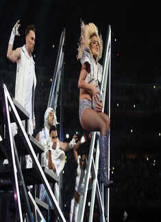 In pics: Lady Gaga dazzles at halftime show