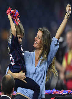 Gisele Bundchen celebrates husband Tom Brady's Super Bowl win