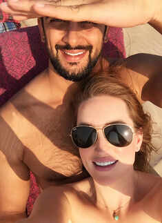 Arunoday Singh holidays with wife Lee Elton in Goa