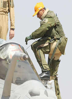 Aero India 2017: Anil Ambani flies in Rafale fighter