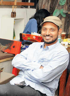 Get together at city cafe