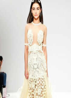 Amy Jackson sets the ramp on fire at London Fashion Week!