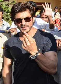 Photostory: SRK, Sachin, Ranveer among other stars, cast their votes at BMC elections