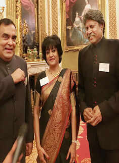 Kapil Dev with Indian High Commissioner