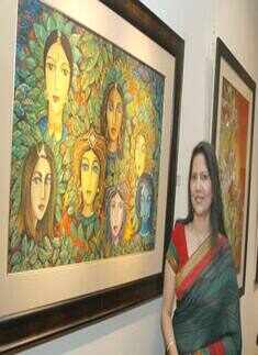 Sadhna Kumar's exhibition