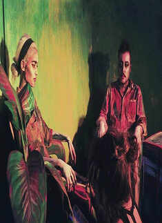 ​ A 3D painting by Cairo-based artist Chanel Arif