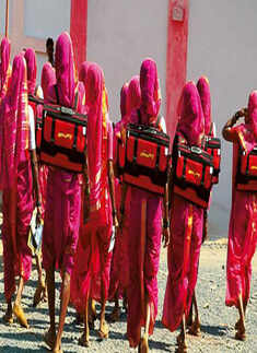 After finishing their domestic chores