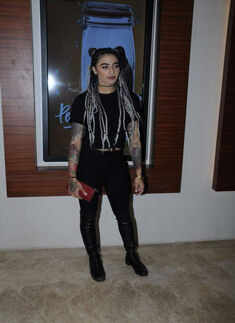 VJ Bani during the screening