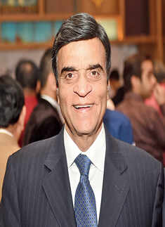 Suresh Nanda during the launch party