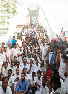 Protestors during the Kiss of Love