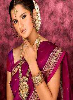 Sania's wedding dress ready