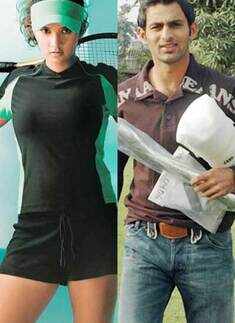 Sania Mirza and Shoaib Malik 