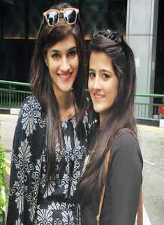 Kriti Sanon and Nupur Sanon