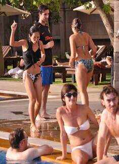 Kushal Rana's pool party