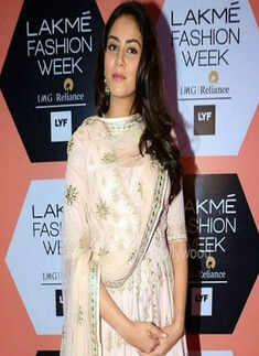 Mira Rajput at Lakme Fashion Week